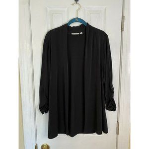 Susan Graver black medium cardigan